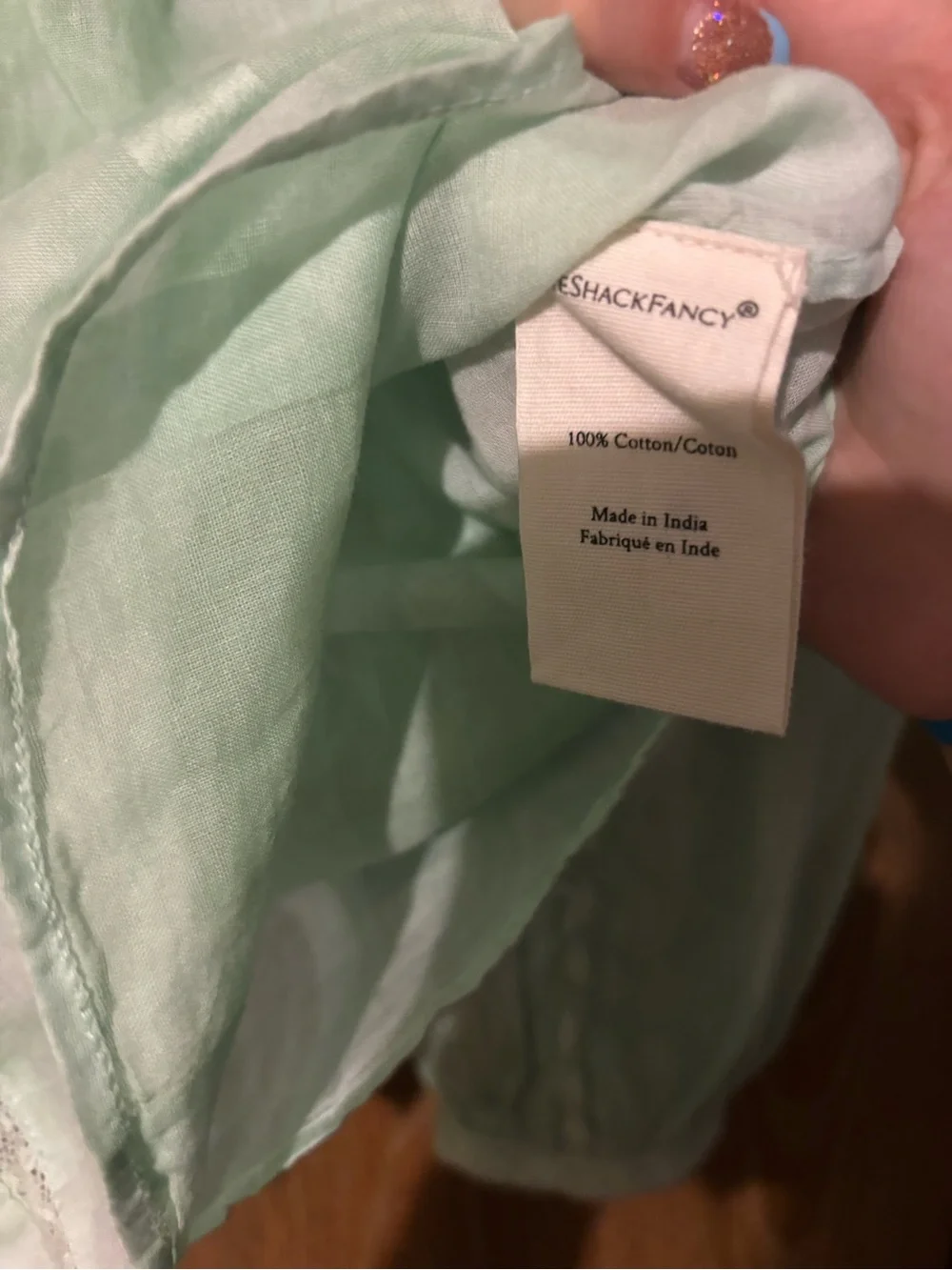 Loveshackfancy Ronda Blouse, Size Small, EUC - Picture 6 of 6